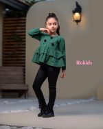 بلوز آستین بلند مدل پارمیس